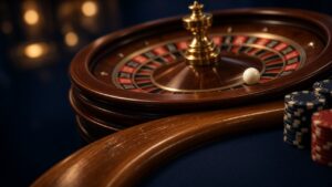 Ruleta en vivo con la bola girando